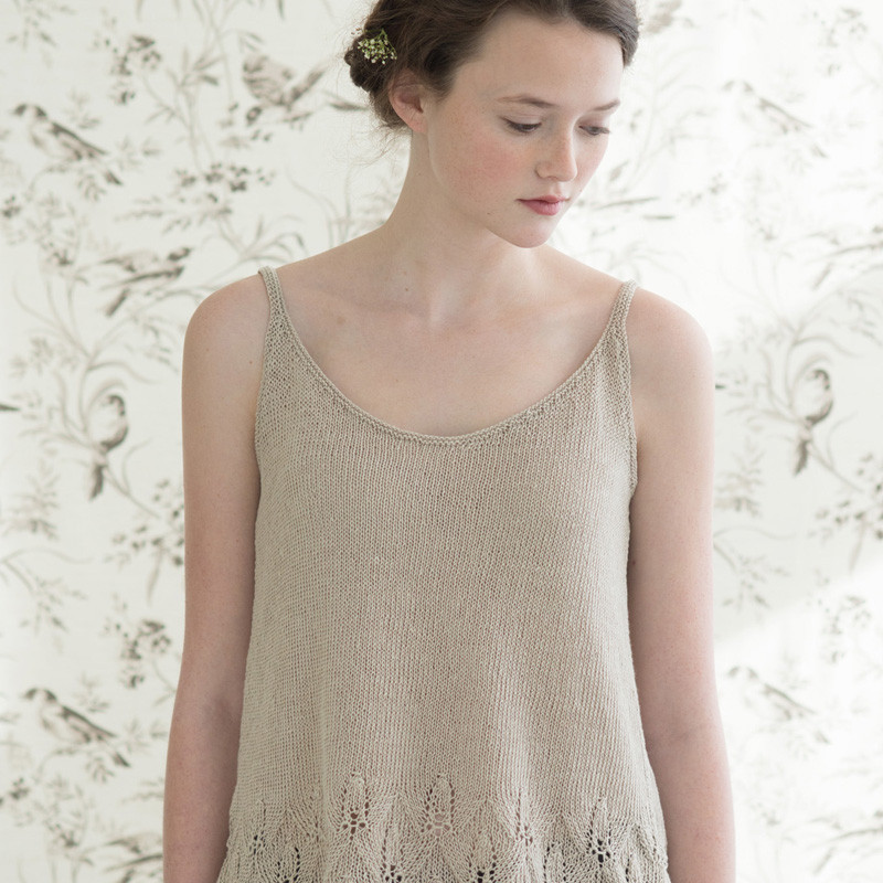 Quince & Co. Azalea vest top - Shortrounds Knitwear